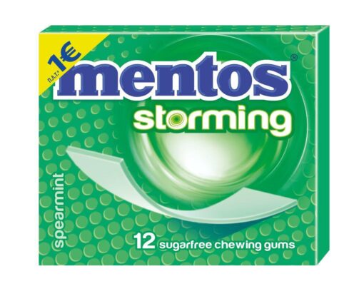 Τσίχλες Δυόσμος Storming Mentos (33 g) 1
