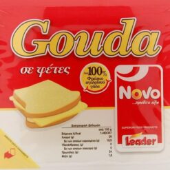 Τυρί Gouda σε Φέτες Novo (9 Φέτες) (200 g)