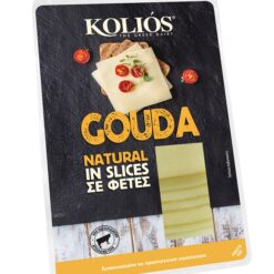 Τυρί Ημίσκληρο Gouda σε φέτες Κολιός (9 φέτες) (180 g)