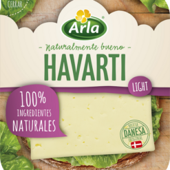 Τυρί δανέζικου τύπου Light με 16% λιπαρά σε Φέτες Havarti Arla (150g)