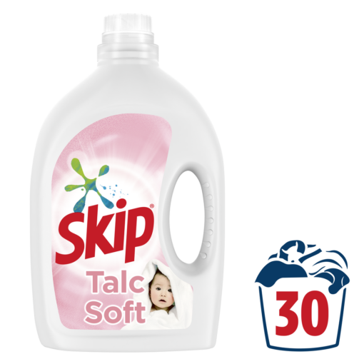 Υγρό Απορρυπαντικό Ρούχων Talc Soft Skip (30 μεζ)