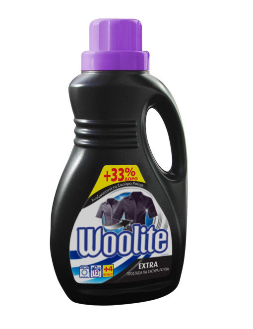 Υγρό Απορρυπαντικό για σκούρα ρούχα +33% Δώρο Extra Woolite (1.5 lt)