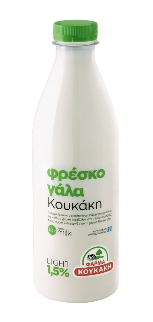 Φρέσκο Γάλα ελαφρύ Φάρμα Κουκάκη (1 lt)