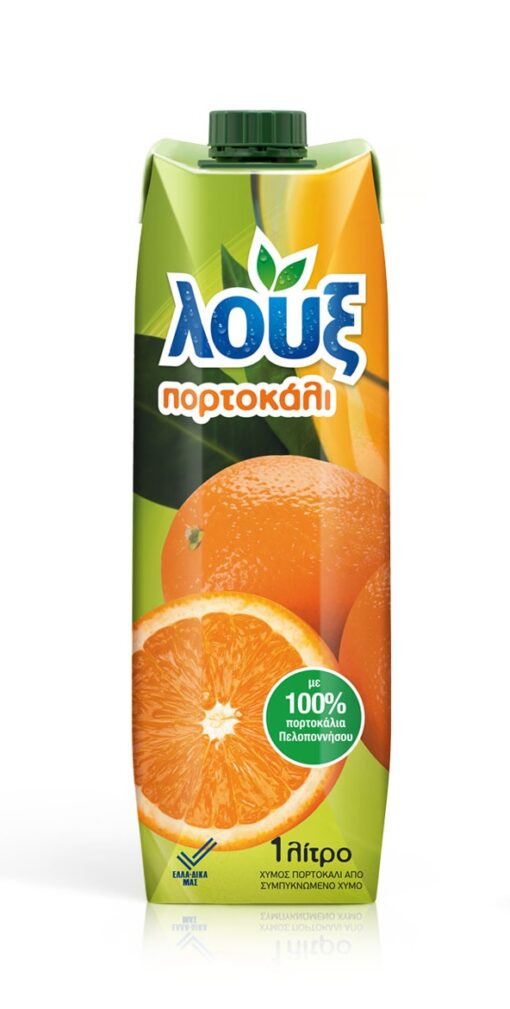Φυσικός Χυμός Πορτοκάλι Λουξ (1lt)