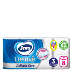 Χαρτί Υγείας 3φύλλο Deluxe Delicate Care Zewa (8 τεμ*91g)