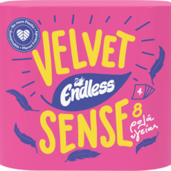 Χαρτί Υγείας 4φύλο Velvet Sense Endless (8 ρολά*105g)