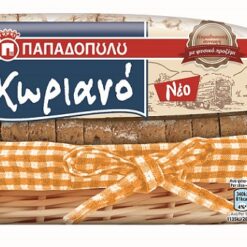 Ψωμί για Tόστ "Χωριανό' με Βρώμη & Κριθάρι Παπαδοπούλου (500 g)