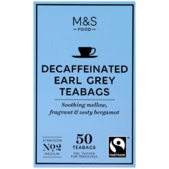 50 Φακελάκια Τσαγιού Earl Grey χωρίς Καφεϊνη Marks & Spencer (125g)