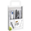 Bic Silver Set - 1 Σημειωματάριο/3 Στυλό Διαρκείας/1 Στυλό Gel/1 ΗΒ Μολύβι Γραφίτη/1 Μαρκαδοράκι Γραφής/1 Μηχανικό Μολύβι (8τεμ)