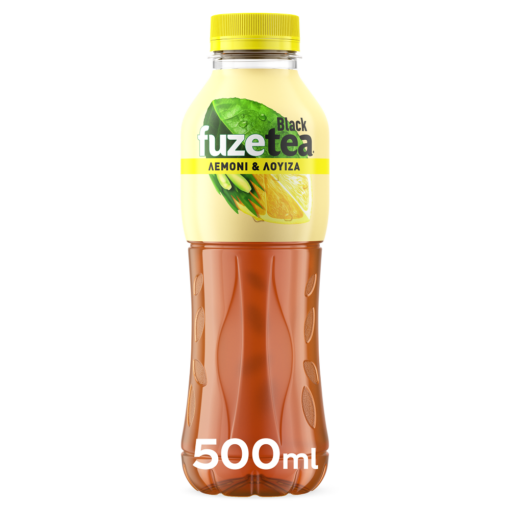 Black Ice Tea Λεμόνι με εκχύλισμα Λουίζας Fuze (500 ml)