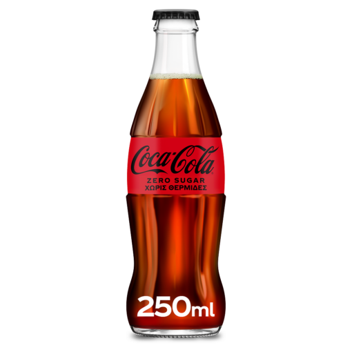 Coca Cola Zero Γυάλινη Φιάλη (250 ml)