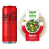 Coca-Cola Zero Κουτί  (330 ml) & Σαλάτα Γεύμα Caprese Φρεσκούλης (250 g)