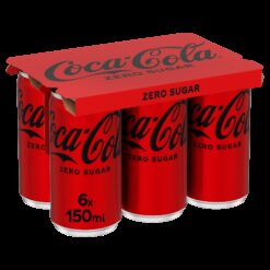 Coca-Cola Zero Κουτί (6x150 ml)