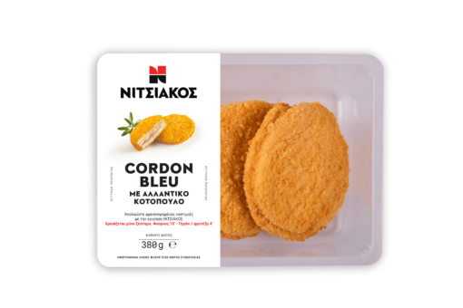 Cordon Bleu από Στήθος Κοτόπουλου Νιτσιάκος (380g)