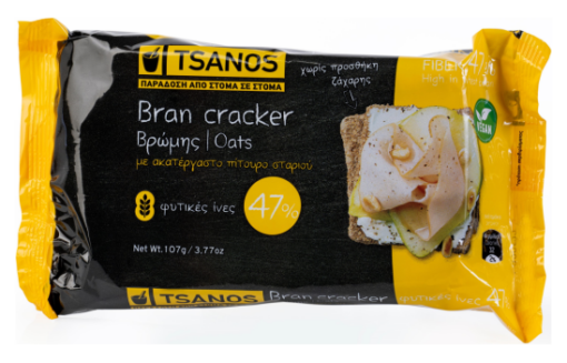 Crackers Bran με Βρώμη