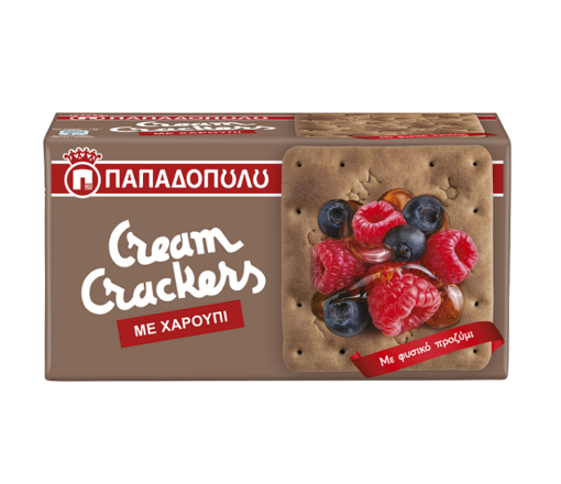 Cream Crackers με Χαρούπι Παπαδοπούλου (190 g)