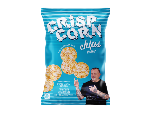 Crisp Corn Chips με γεύση αλάτι Ελgen (60g)