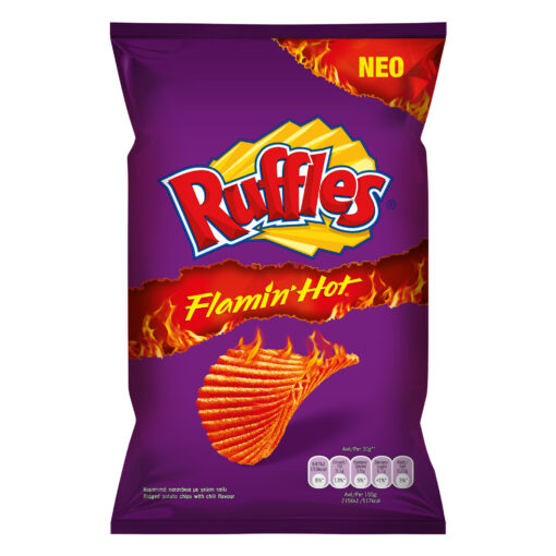 Kυμματιστά Πατατάκια Flaming Hot Ruffles (90g)