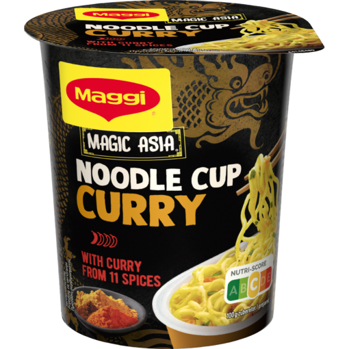 Noodle Cup με Γεύση Κάρυ Magic Asia Maggi (63 g)