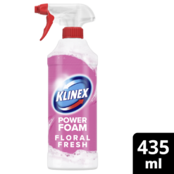 Spray αφρού για καθαρισμό μπάνιου Flor Klinex (435ml)