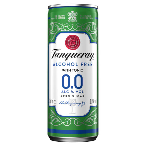 Έτοιμο cocktail χωρίς αλκοόλ Gin & Tonic Tanqueray 0.0 (250 ml)