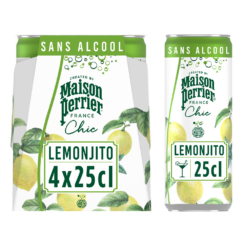 Έτοιμο coctail χωρίς αλκοόλ Lemonjito Maison Perrier Chic (4x250 ml)