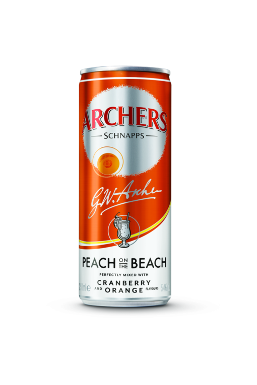 Έτοιμο Κοκτέιλ Peach on the beach Archers (250 ml)