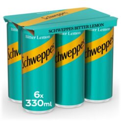 Αναψυκτικό Bitter Lemon κουτί Schweppes (6x330 ml) 