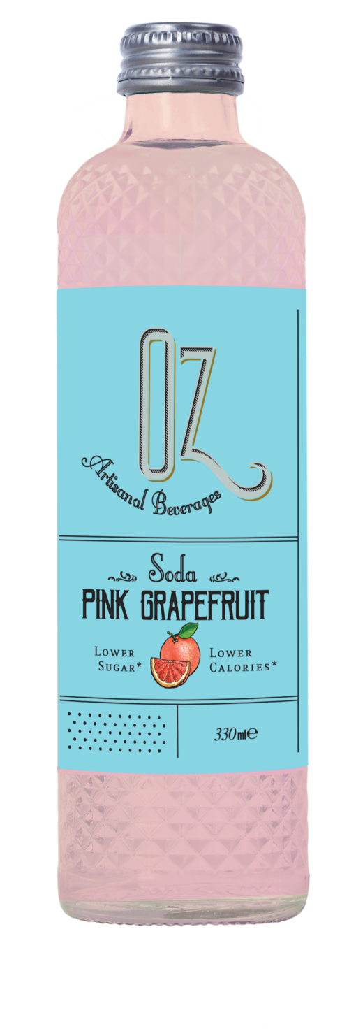 Αναψυκτικό Pink Grapefruit Soda Oz (330 ml)