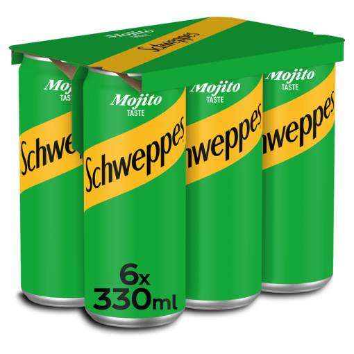 Αναψυκτικό με γεύση Mojito κουτί Schweppes (6x330 ml) 