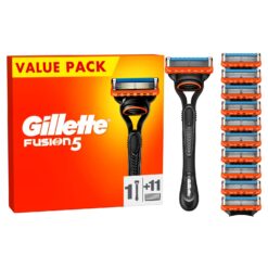 Ανταλλακτικά Ξυραφάκια Fusion 5 Gillette (11τεμ) + Δώρο η Λαβή