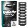 Ανταλλακτικά Ξυραφάκια Mach3 Charcoal Gillette (8τεμ)