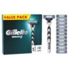 Ανταλλακτικά Ξυραφάκια Mach3 Fusion 5 Gillette (12τεμ) + Δώρο η Λαβή