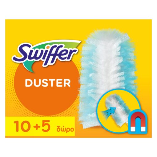 Ανταλλακτικά Φτερά Ξεσκονίσματος Swiffer Duster (10τεμ) + 5τεμ Δώρο