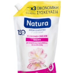 Ανταλλακτικό Κρεμοσάπουνο Almond Cream Natura (750ml)