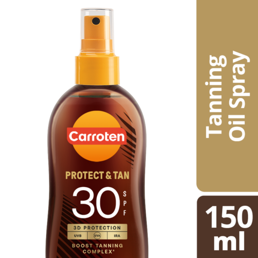 Αντηλιακό Λάδι Μαυρίσματος Protect & Tan Spray SPF30 Carroten (150ml)