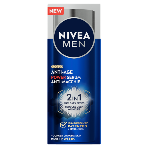 Αντιγηραντικό Power Serum Κατά των Κηλίδων 2σε1 Luminous Nivea Men (30ml)