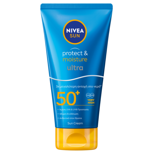 Αντιηλιακή Κρέμα Protect and Moisture Ultra SPF 50+ Nivea Sun (150ml)