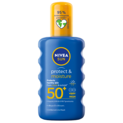 Αντιηλιακό Spray Protect & Moisture SPF 50+ Nivea Sun (200 ml)