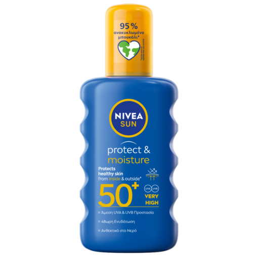 Αντιηλιακό Spray Protect & Moisture SPF 50+ Nivea Sun (200 ml)