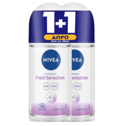 Αποσμητικό Roll On Γυναικείο Deo Fresh Sensation (50ml) 1+1 Δώρο