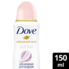 Αποσμητικό Spray Advanced Soft Feel Dove (2x150 ml) 1+1 δώρο