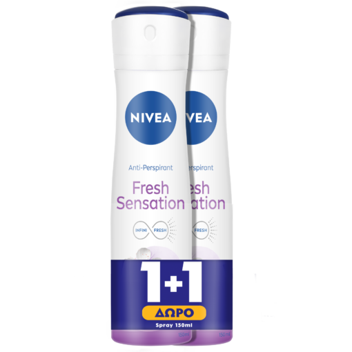 Αποσμητικό Γυναικείο Spray Deo Fresh Sensation Nivea (150ml) 1+1 Δώρο