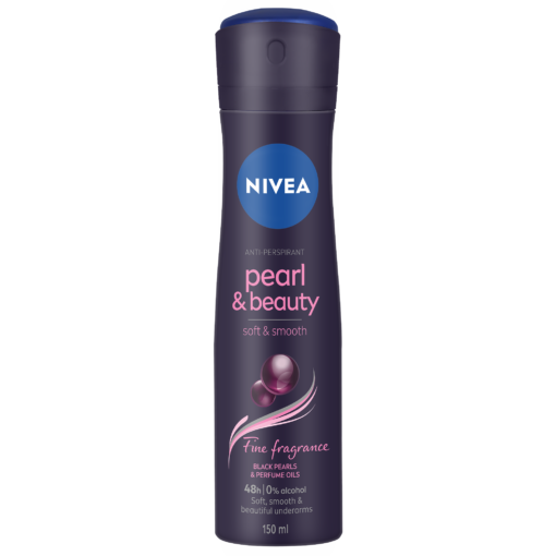 Αποσμητικό Γυναικείο Spray Pearl & Beauty Black Pearl Nivea Deo (150ml)