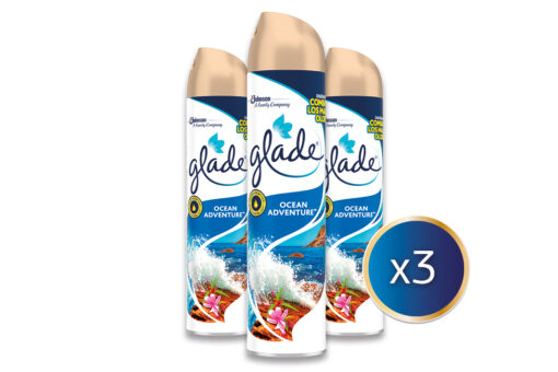 Αρωματικό Spray Χώρου Ocean Adventure Glade (3x300 ml) τα 3τεμ -20%