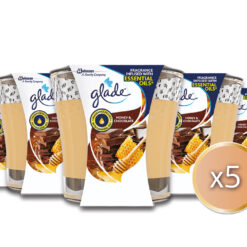 Αρωματικό Χώρου σε μορφή Στερεού Κεριού Honey & Chocolate Glade (5x129g) τα 5τεμ -50%