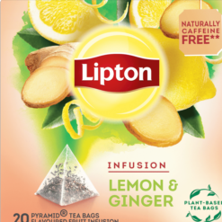 Αφέψημα Λεμόνι Τζίντζερ Lipton (20 πυραμίδες x 1