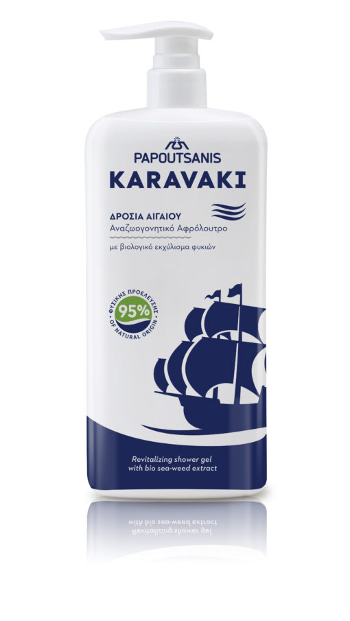 Αφρόλουτρο Δροσιά Αιγαίου Αντλία Karavaki (750ml)