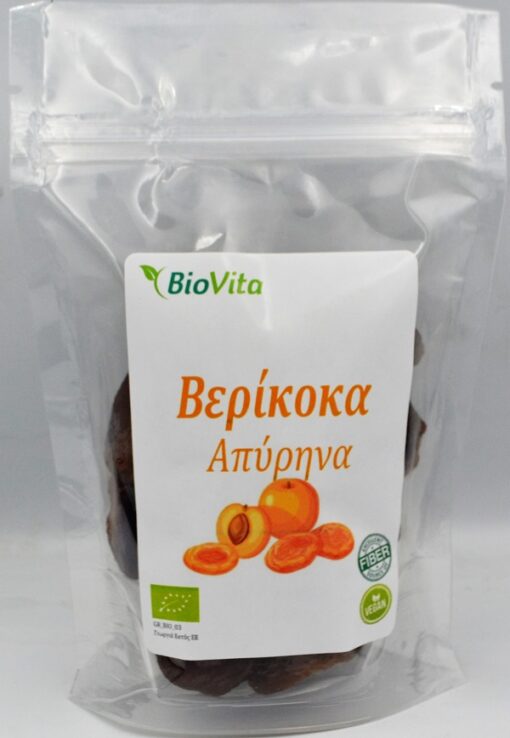 Βερίκοκα Απύρηνα βιολογικά Biovita (150 g)