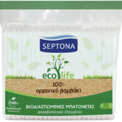 Βιοδιασπώμενες Μπατονέτες Eco Life Septona (100τεμ)